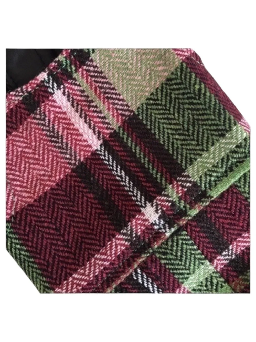 NWT East Side Collection Woven Plaid Dog Dress Size Teacup